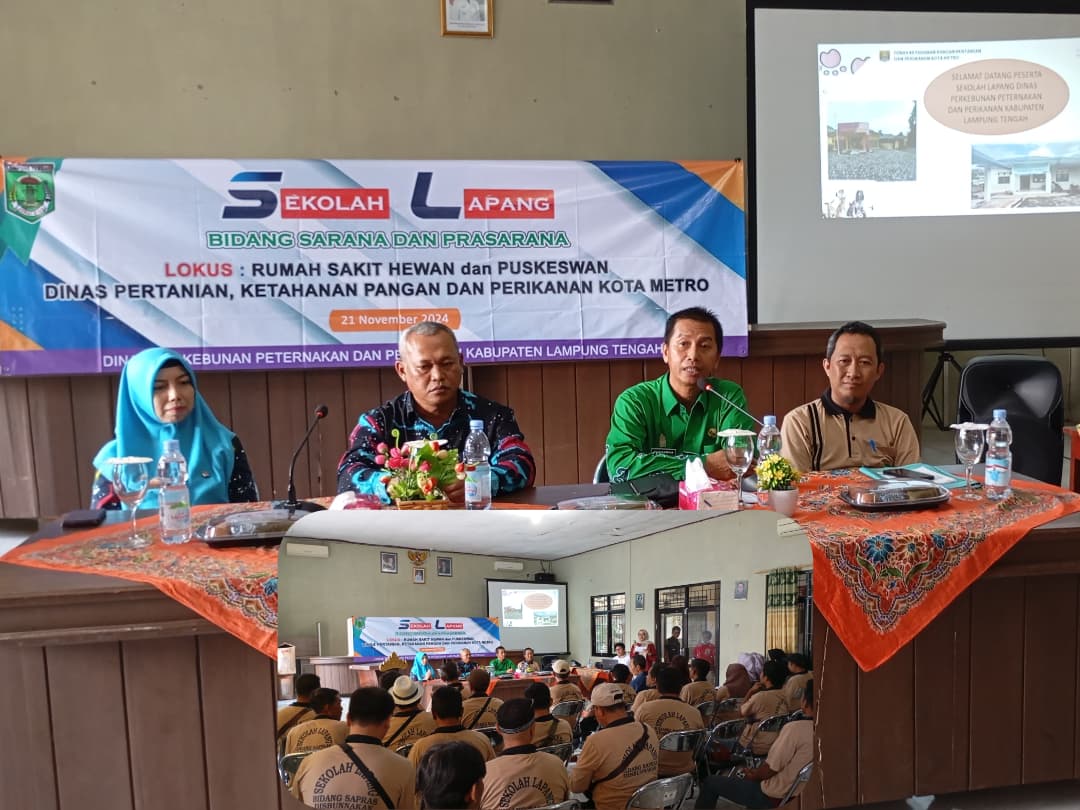 Kegiatan Sekolah Lapang (SL) Dinas Perkebunan, Peternakan, dan Perikanan Kabupaten Lampung Tengah